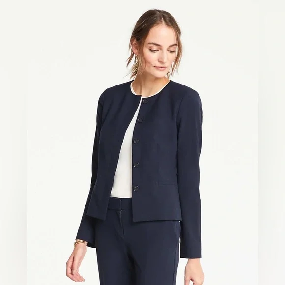 Ann Taylor | Jackets & Coats | Ann Taylor Navy Blue